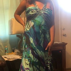 Multicolored Maxi Dress